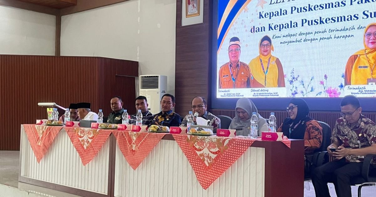 Penuh Kebersamaan dan Haru, Lepas Sambut Kepala Puskesmas Pakuhaji dan Sukawali Berjalan Khidmat