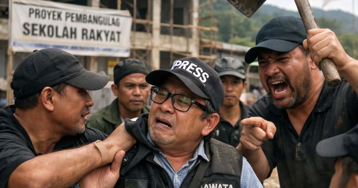 Kebebasan Pers Diteror, PM PT Hutama Karya Diduga Gerakkan Preman Ancam Jurnalis
