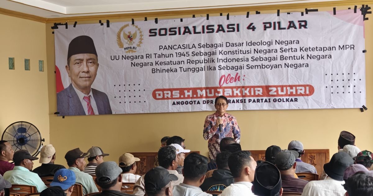 Mujakkir Zuhri Sosialisasikan Empat Pilar MPR RI di Pakuhaji Tangerang
