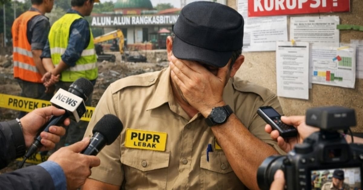 Kabid PUPR Lebak Bungkam, Proyek Revitalisasi Alun-alun Rangkasbitung Disorot