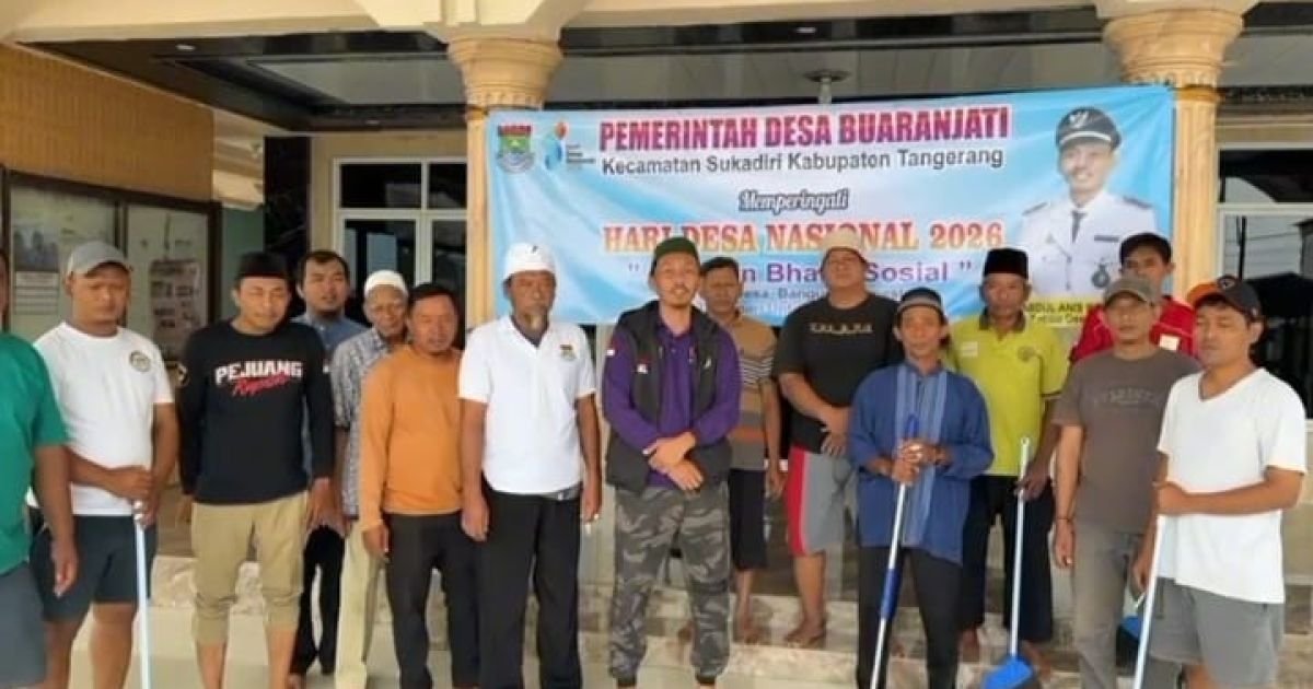 GERAKAN BAKTI SOSIAL Warnai Peringatan Hari Desa Nasional di Buaran Jati