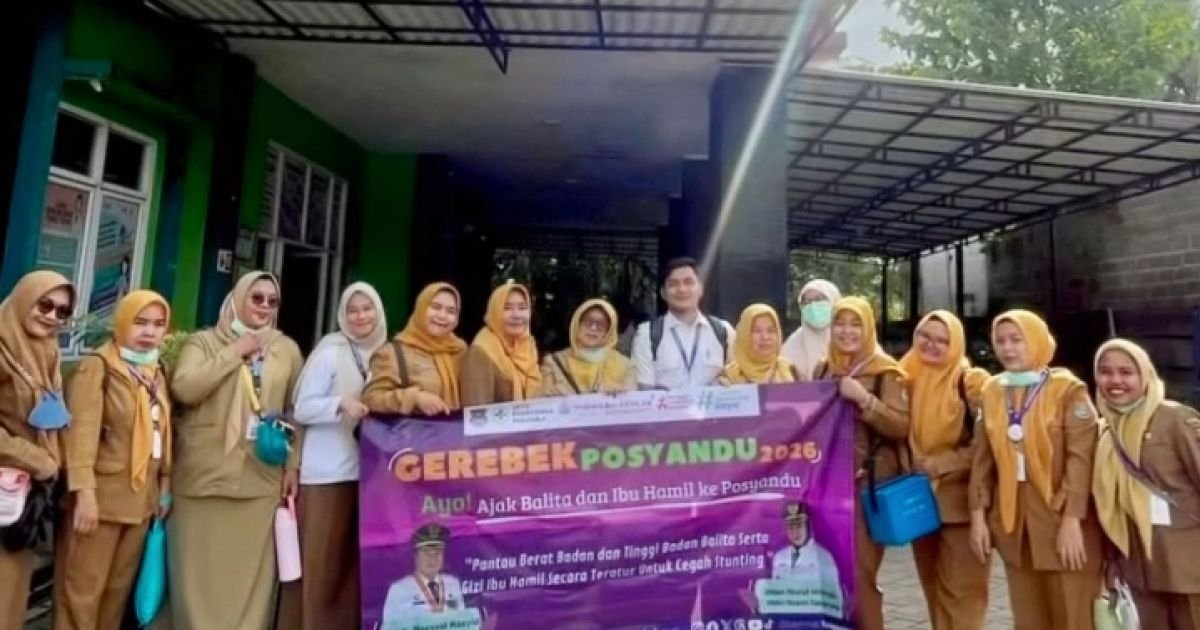 Gerebek Posyandu 2026, Puskesmas Pakuhaji Perkuat Pelayanan Ibu dan Anak