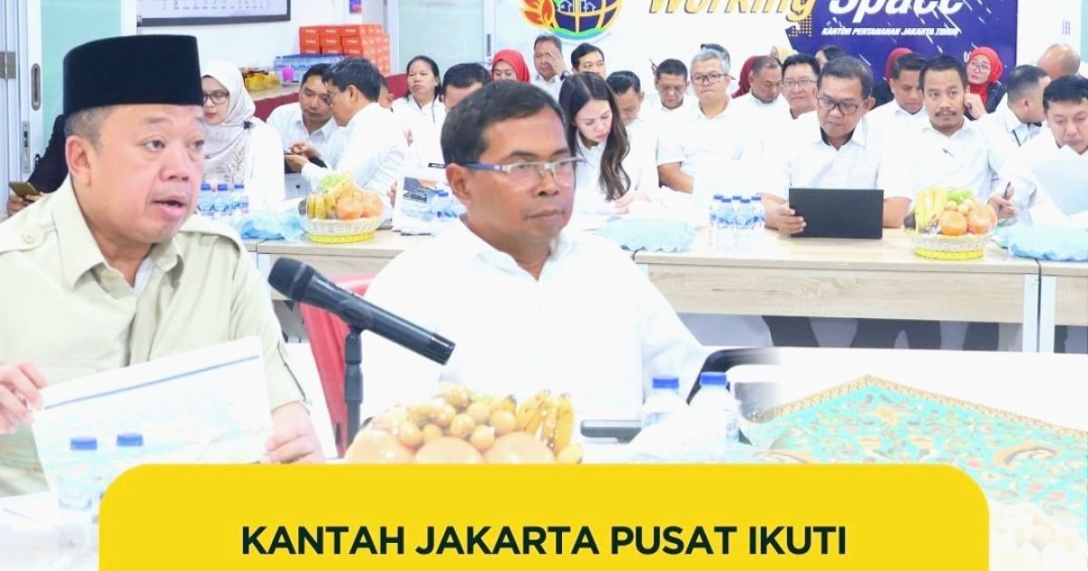 Menteri ATR/BPN Nusron Wahid memberikan pembinaan kepada jajaran Kantor Pertanahan se-DKI Jakarta di Kantor Pertanahan Kota Administrasi Jakarta Timur, Selasa (13/1/2026).