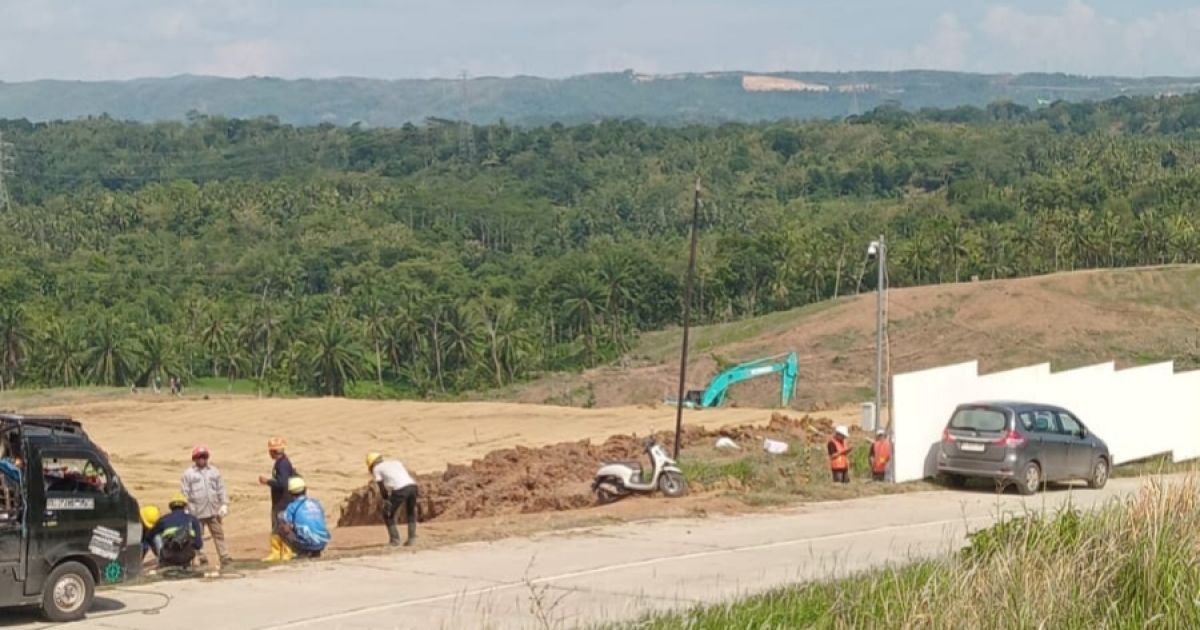 Proyek Pembangunan Sekolah Rakyat di Kecamatan Panggarangan, Kabupaten Lebak, Banten.