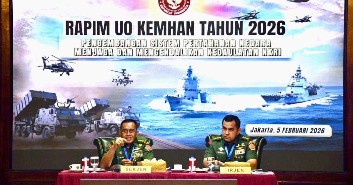 Rapim UO Kemhan 2026 Tegaskan Penguatan Pertahanan NKRI