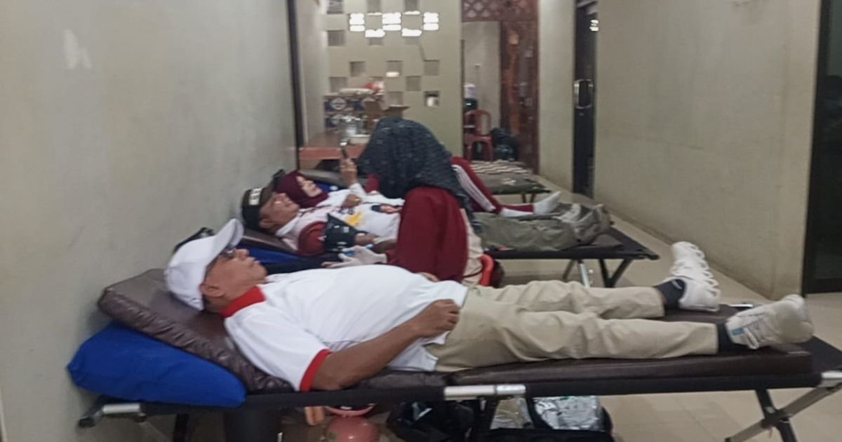 HUT Gerindra ke-18, DPC Kabupaten Tangerang Gelar Senam Sehat dan Donor Darah