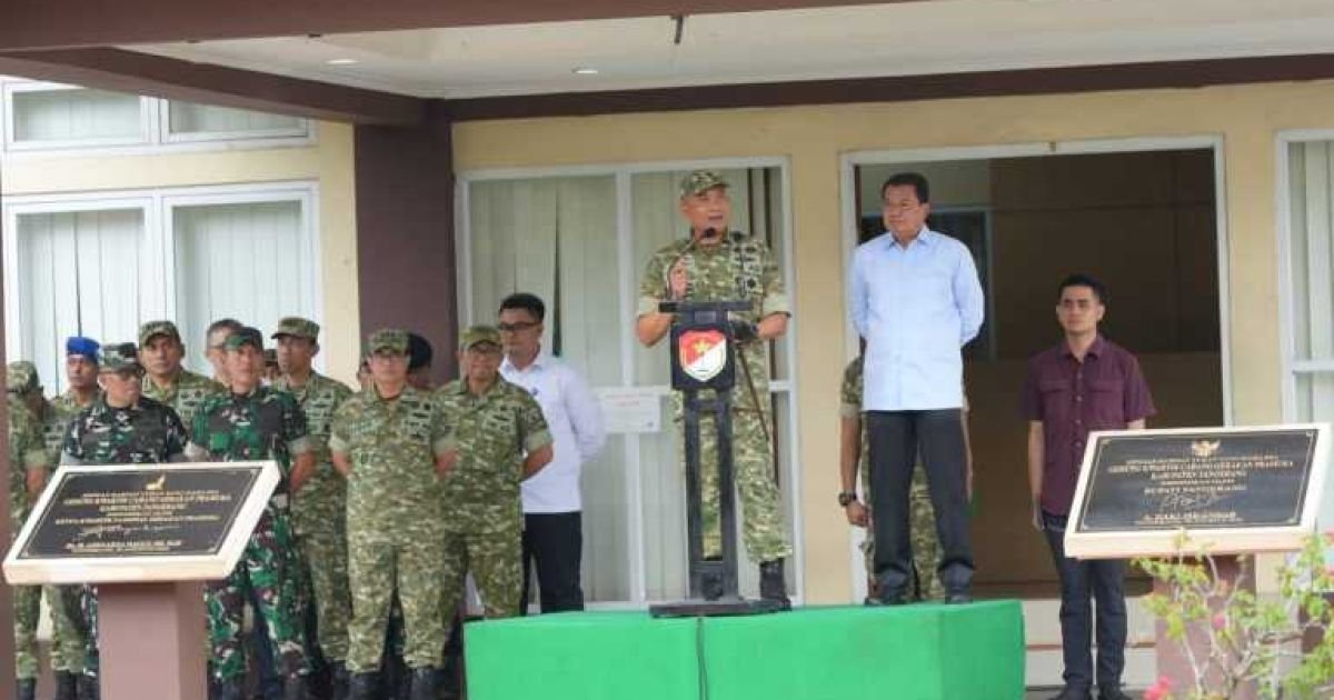 Danrem 052/Wkr Brigjen TNI Faizal Rizal membuka Persami KKRI Gelombang IV 2026 di Lapangan Bumi Perkemahan Kitri Bakti, Kabupaten Tangerang, Sabtu (7/2/2026).