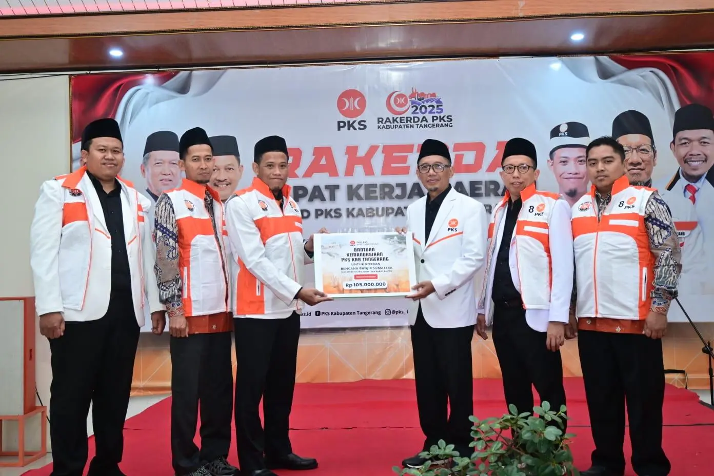 PKS Kabupaten Tangerang Salurkan Rp105 Juta untuk Korban Banjir Sumatera